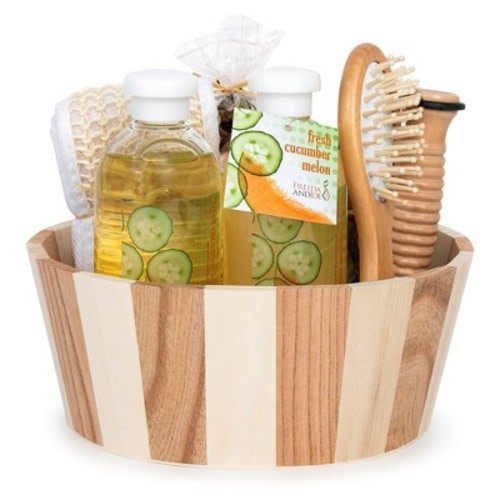 Freida & Joe  Fresh Cucumber Melon Fragrance Spa & Skin Care Collection with Massage & Reflexology Kit Gift Set