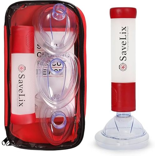 Anti-Choking Device – Portable Airway Suction Device & First Aid Kit for Adults & Children – Lightweight & Compact Emergency Solution for Home, Car & Travel – FSA & HSA-Eligible