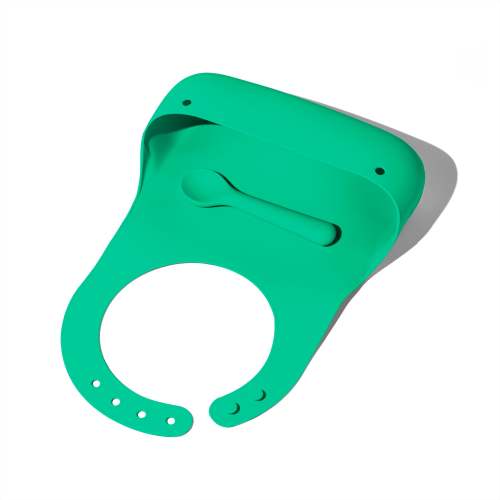 Roll & Go Silicone Bib + Spoon