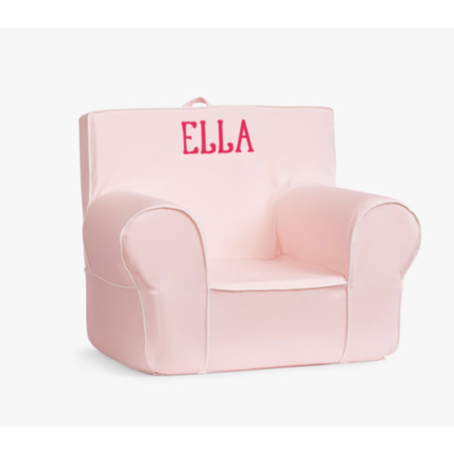 Anywhere Chair®, Pearl Twill With White Piping