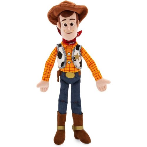 Official Toy Story Plush, Woody, Iconic Cuddly Toy Character with Embroidered Eyes and Soft Plush Features, Suitable for All Ages