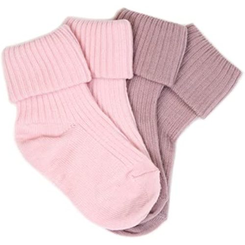Wool Baby Socks from Woolino, Washable Merino Wool Infant Toddler Kids Socks, Newborn to 6 Years (Pack of 2)