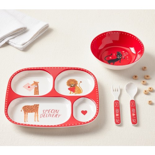 Rifle Paper Co. Valentine's Nursery Feeding Set