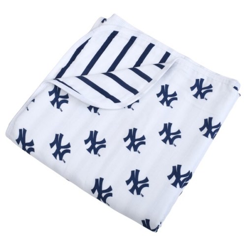 Infant New York Yankees Three Little Anchors 47" x 47" Muslin 4-Layer Blanket