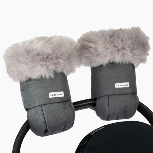 7AM ​Warmmuffs® Plush Tundra Attachable Stroller Gloves | Saks Fifth Avenue