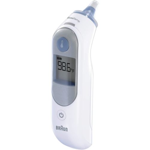 Braun ThermoScan 5 Ear Thermometer - ExacTemp Stability Indicator for Professional Accuracy, Digital Display, Baby and Infant Friendly, No. 1 Brand Recommended by Pediatricians, FSA and HSA Eligible
