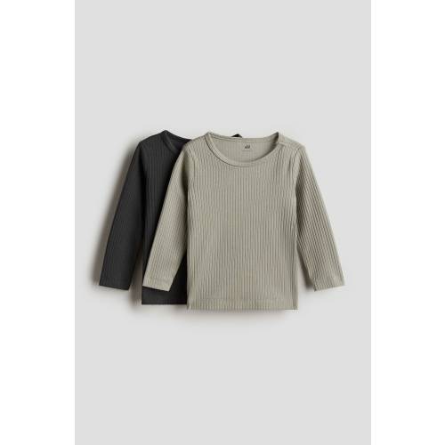 2-PACK RIBBED JERSEY SHIRTS