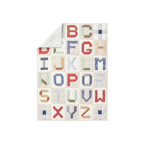 Patchwork ABC Baby Quilt