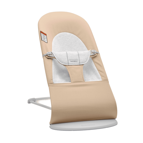 Bouncer Balance Soft: Beige/Gray - Woven/Jersey