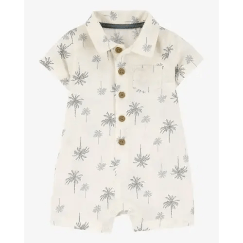 Baby Palm Tree Cotton Romper - Carter's | Carter's