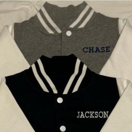 DTD Custom Embroidered Baby Varsity Jacket