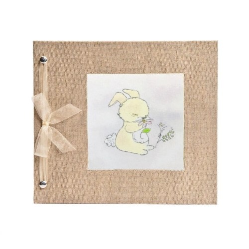 Bunny Baby Memory Book, Personalized Keepsake Shower Gift