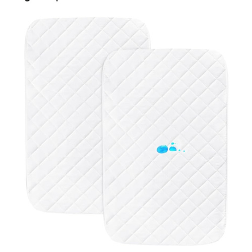 Bassinet Mattress Pad Sheets 2 Pack