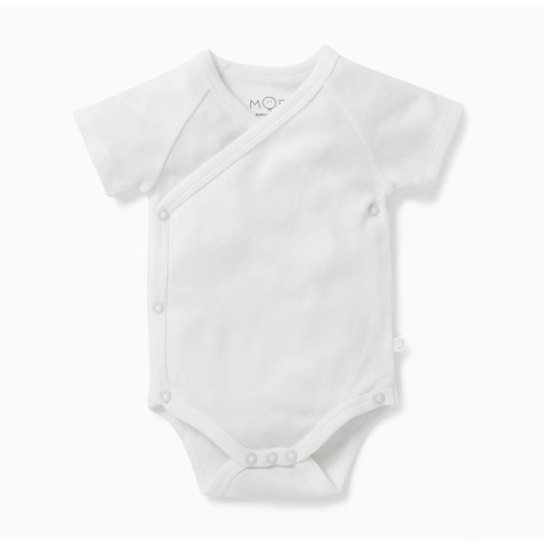 Short Sleeve Kimono Bodysuits | Organic Baby Bodysuit | MORI US