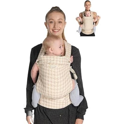 GROWNSY Baby Carrier Newborns to Toddlers, Ergonomic Baby Toddler Carrier Wraps with Head Support, Easy to Wear, Infant Carrier Baby Gift, Travel and Hiking Friendly, 7 to 44 lb