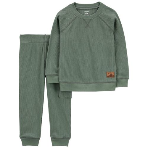 Baby 2-Piece Thermal Tee & Cargo Pant Set - Carter's | Carter's