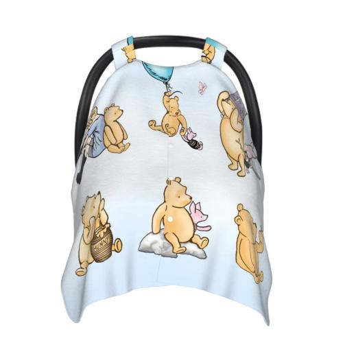 Winnie the Pooh Baby Car Seat Cover