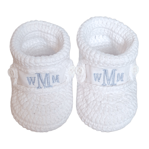 Crochet Newborn Shoes