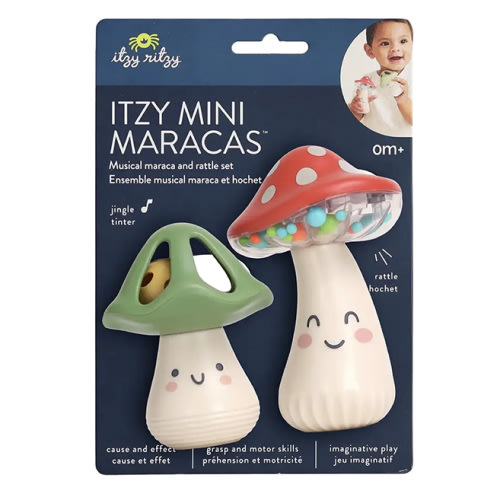 Itzy Mini Maracas - Mushroom