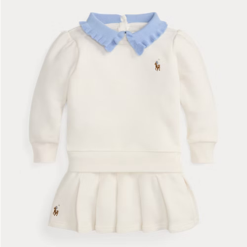 Collared Terry Sweatshirt & Skort Set