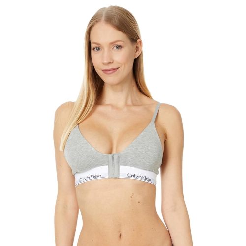 Calvin Klein Women's Modern Cotton Lightly Lined Triangle Nursing Bra