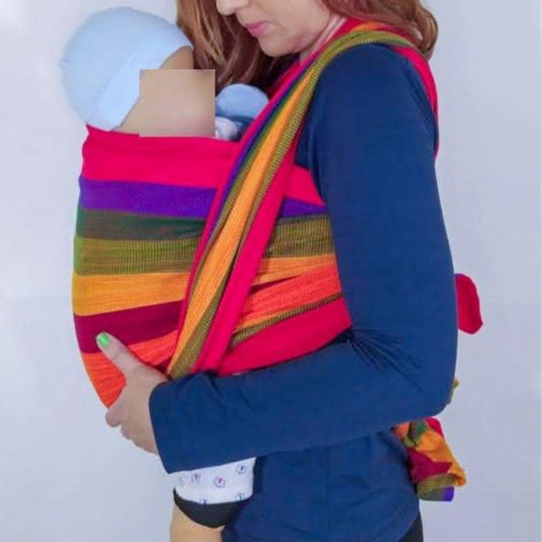 Cotton Woven Baby Carrier Wrap | Comfortable and Safe Baby Sling | Perfect for Newborns and Moms