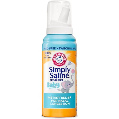 Simply Saline Sterile Saline Nasal Mist, Baby (1.5 Oz, 44 ml)