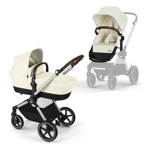 Cybex EOS Lux 2-in-1 Stroller - Seashell Beige