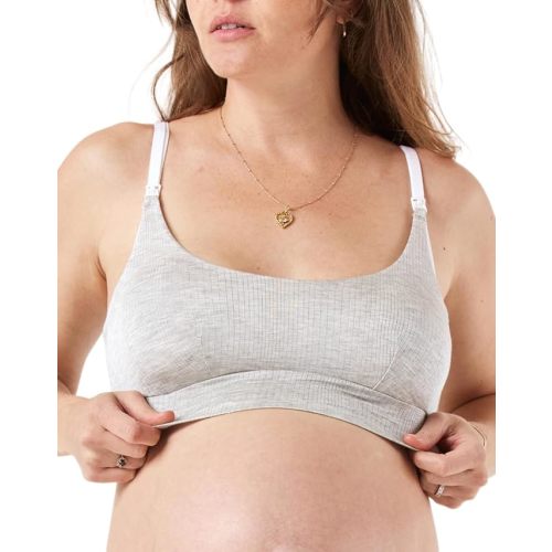 Bodily Everything Bra - Wireless Nursing Bras for Breastfeeding, Soft Stretchy Maternity Sleep Bra with Clip Down Access