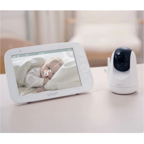 VAVA 1080P 8“ Video Baby Monitor: Big Screen, Clear Vision