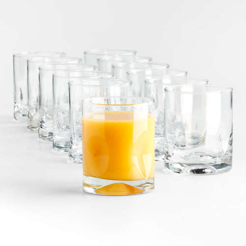 Impressions Double Old-Fashioned Glasses, Set of 12