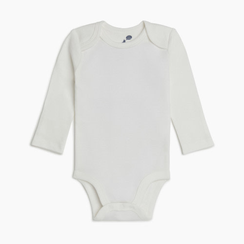 Small Story Long Sleeve Bodysuit (5 Pack) - White, 3-6 M