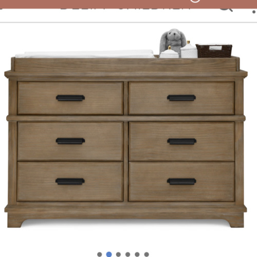 Asher 6 Drawer Dresser with Removable Changing Top - Delta Children