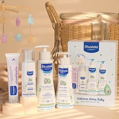 Mustela Welcome Home Baby Set - for Normal Skin - 4 pc : Amazon.com.au: Baby