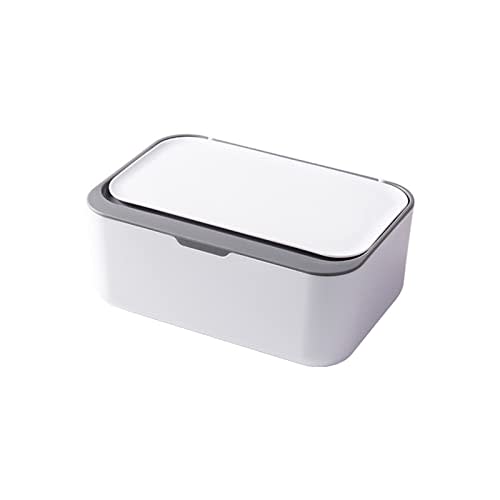 Wipes Dispenser, Wipe Holders for Babys and Adults, Refillable Wipe Container, Tissue Storage Box Case, Grabs and Go, Easy Open/Close, Non-Slip, Sealing, for Home, Office, Cars