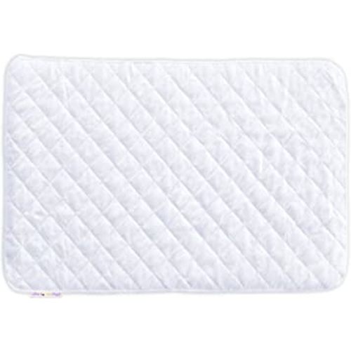 Little One's Pad Waterproof Fitted Pack N Play Playard Mattress Protector Cover, Padded, White