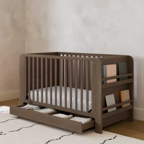 Graco Read-with-Me 4-in-1 Convertible Crib with Storage Drawer
