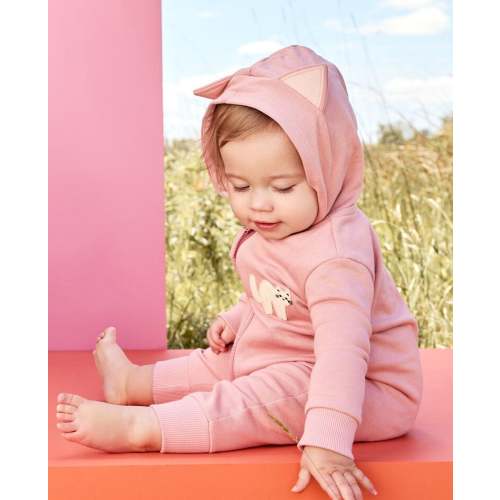 Baby Halloween French Terry Cat Romper | Hanna Andersson