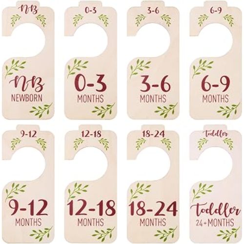 8Pcs Baby Closet Dividers for Clothes Organizer