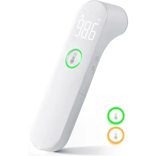 Thermometer for Adults and Kids, Fast Accurate Baby Thermometer with Fever Alarm & Mute Mode, FSA Eligible, Lifetime Support -Take Quick Temperature Easily