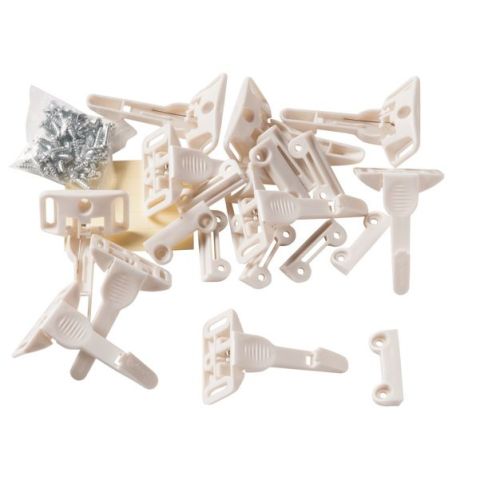 Safety 1st Spring-loaded Cabinet & Drawer Latches - 10pk