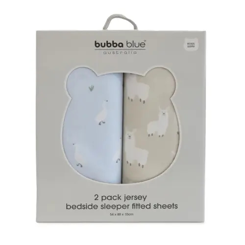 2 Pack Fitted Sheet Bedside Sleeper