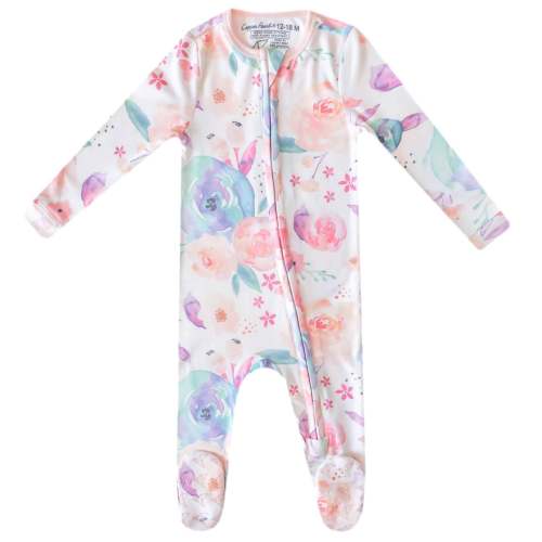 Zip-Up Footie Pajama - Bloom