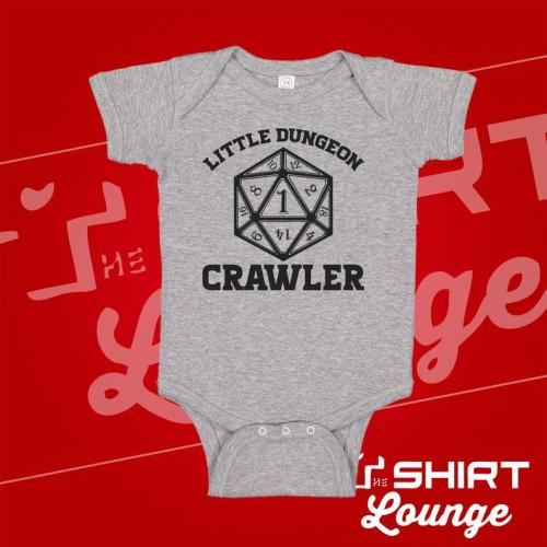 Little Dungeon Crawler Baby Bodysuit One Piece  D20 Tabletop - Etsy