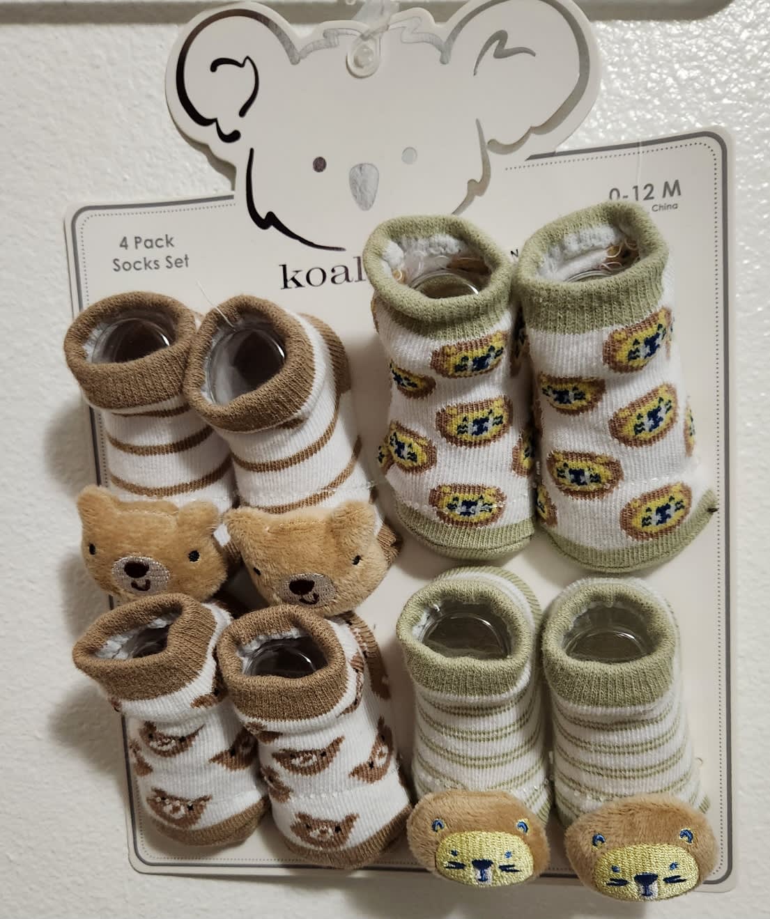 NWT Koalababy Booties Socks 0-12 M
