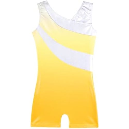 DAXIANG Gymnastics Leotards for Girls, Leotard for Girls Gymnastics Outfit Black Shorts Dance Unitard Biketards Blue Pink