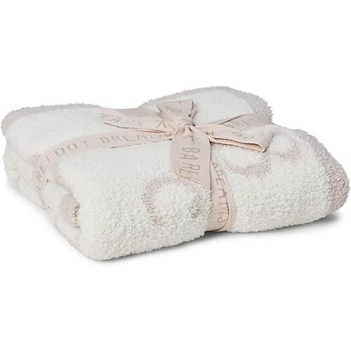 Barefoot Dreams Unisex CozyChic® ABC Blanket Stone/Cream Baby