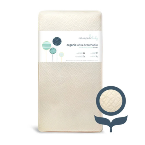 Organic Breathable Ultra Baby Crib Mattress (2-Stage)