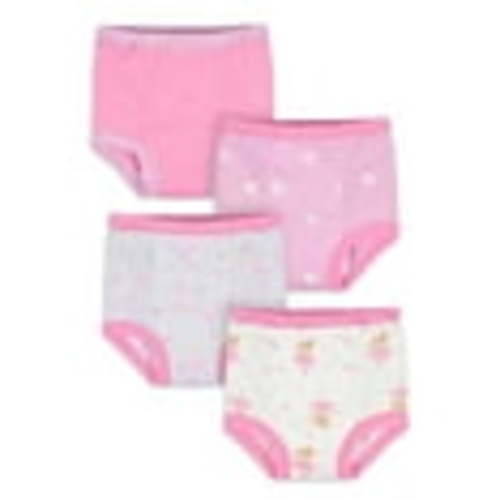 Gerber Toddler Neutral Training Pants, 4-Pack, Sizes 2T-3T