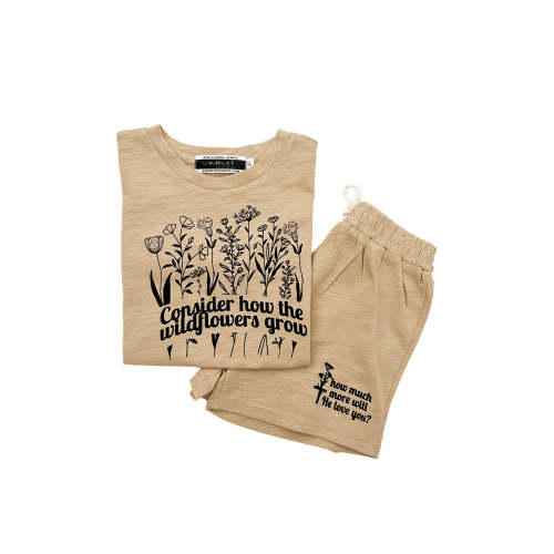 Consider The Wildflowers Shorts & Tee Set – OUR HOUSE ABOVE